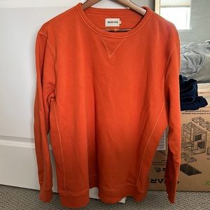 Taylor Stitch Fillmore Crewneck Sweatshirt - Rust - Size 42/Large